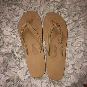 Rainbow Sandals Braided Strap